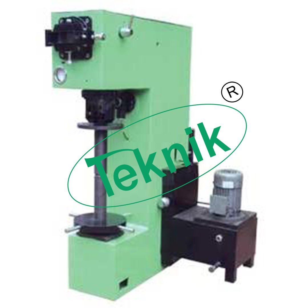 Brinell Hardness Tester - 250 To 3000 Kgf Load Range 380mm Max Test Height | Direct Reading Optical Device Ideal For Civil Engineering Lab Equipments