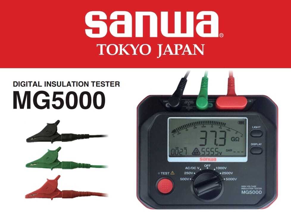 Meco/magger/kyoritsu/sanwa/motwani 5kv Insulation Tester - Material: Plastic