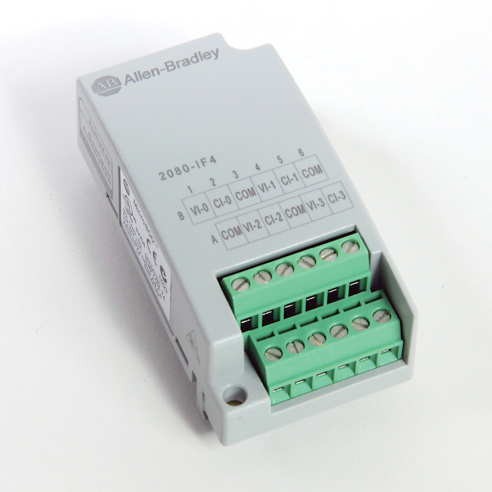 Rockwell Automation 2080-if4 Analog Plug-in Module 2080if4, For Industrial