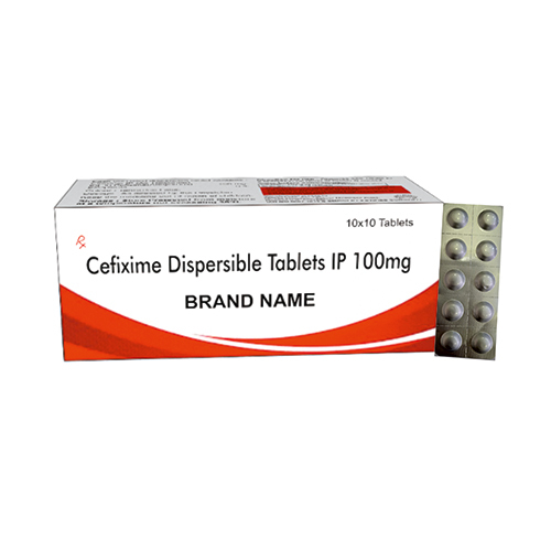 Cefixime Dispersible Tablets - 100 mg Strength | Fast-Acting, Easy-Dissolve Formulation for Enhanced Absorption