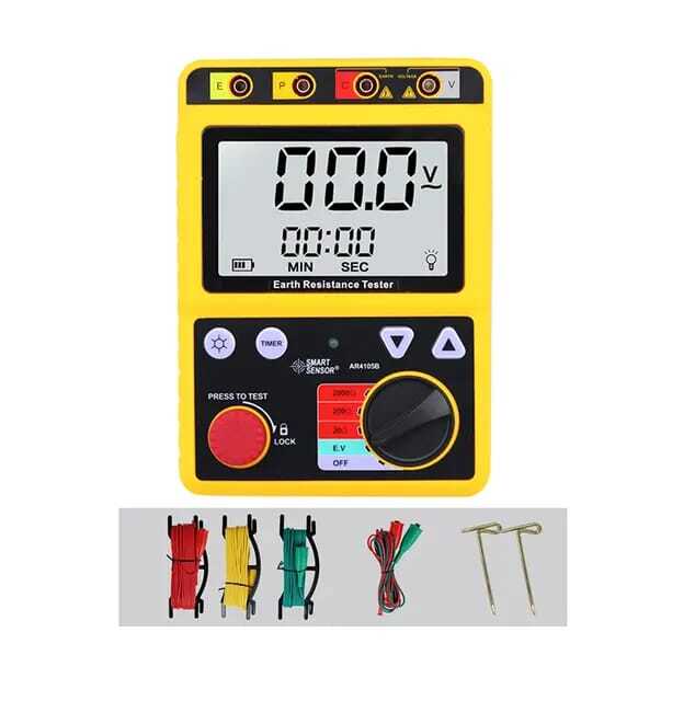 Digital/analog Earth Testers - Material: Plastic