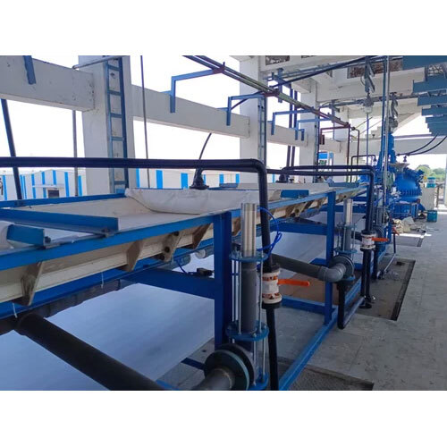Horizontal Vacuum Belt Filter Plant - Color: Blue