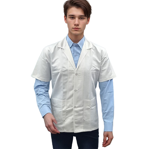 Doctor Half Sleeves Apron - Color: White