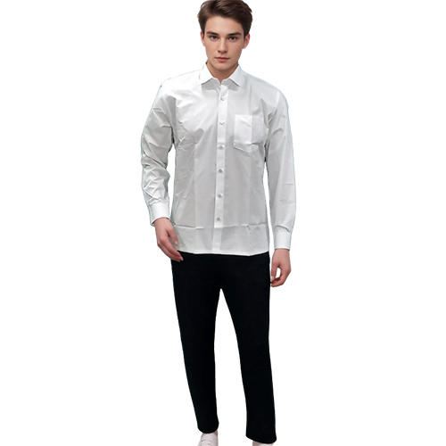 Mens White Shirt By J R Garments