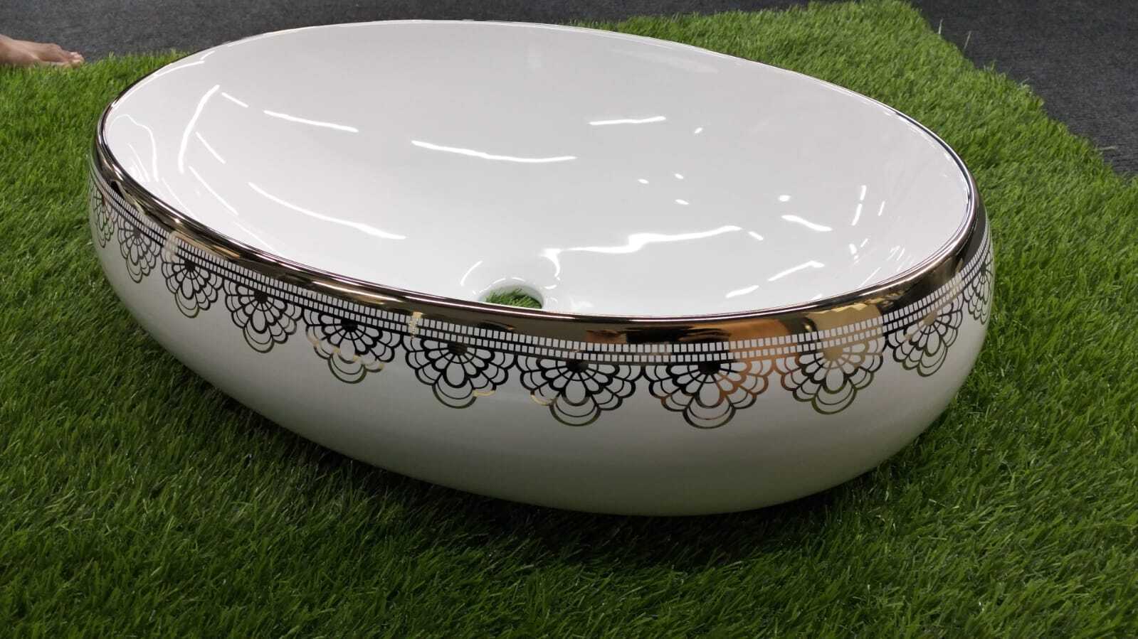 Designer Table Top Basin - Color: White