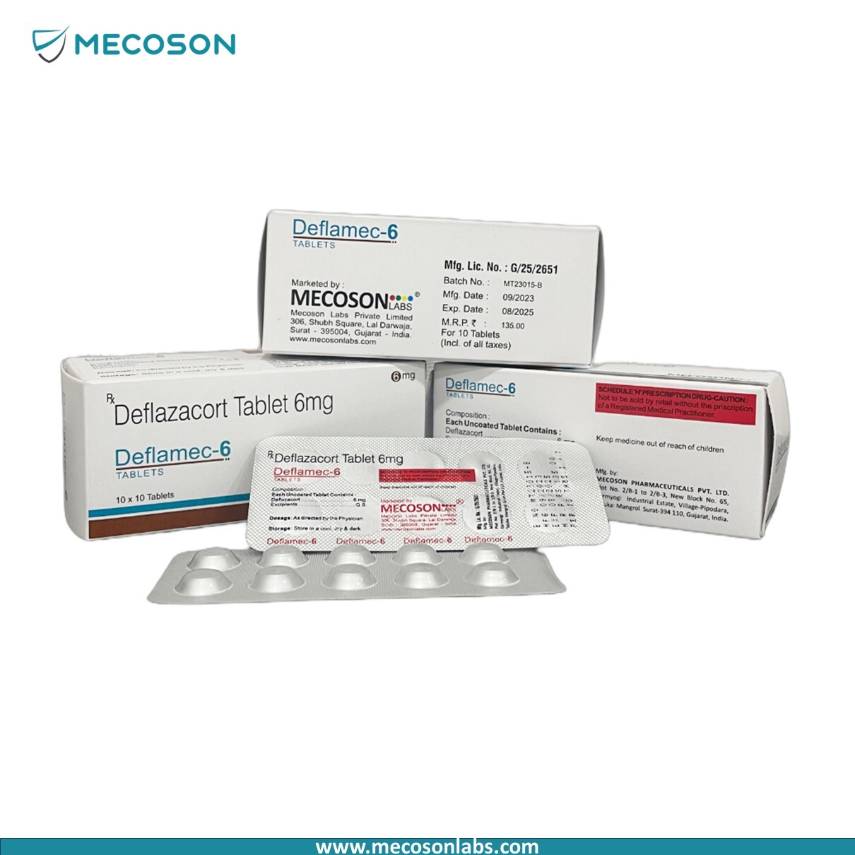 Deflazacort Tablet - Age Group: Adult
