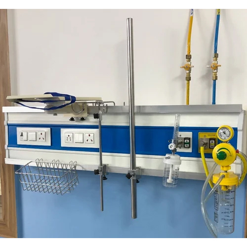 Oxygen Gas Supply Bed Head Panel Unit - Dimension (L*W*H): 400X1200 Millimeter (Mm)
