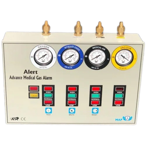 Medical Gas Alarm - Mild Steel, 250x150 mm | 110-240 Volt, 50-60 Hertz, Warranty Included
