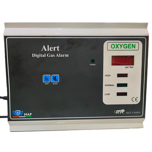 Digital Oxygen Gas Alarm For 1 Gas - Dimension (L*W*H): 300X200 Millimeter (Mm)