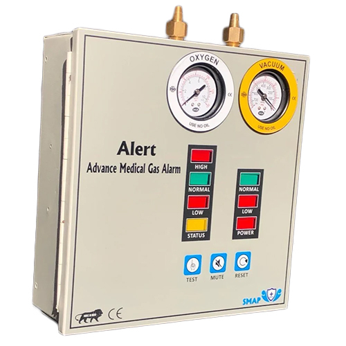 Hospital Oxygen Gas O2-Vac-Air-N2O Analoge Type Alarm - Detection Range: 50 Meter
