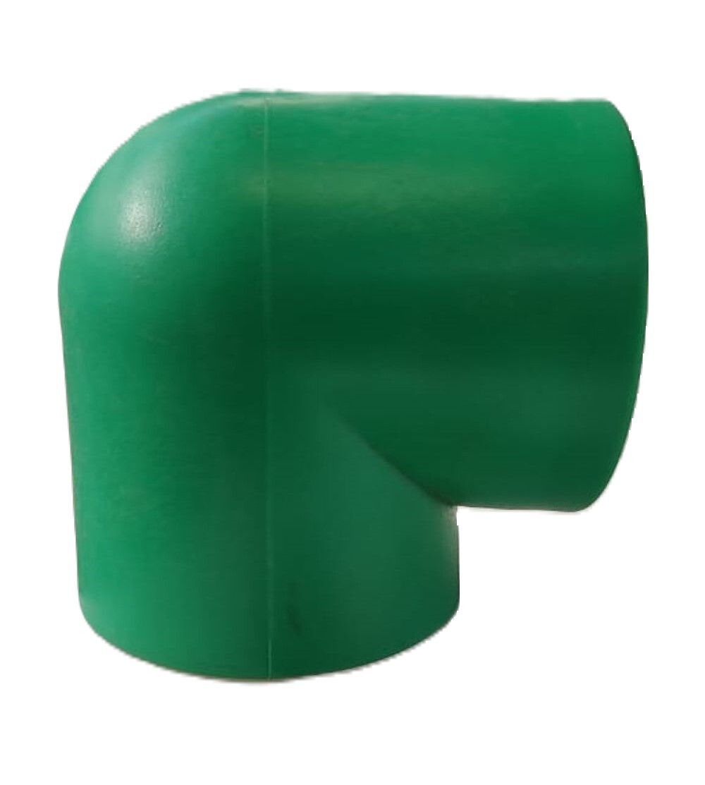 Ppr Elbow - Green Ppr, 20mm To 160mm Size | Durable Round Shape For Jal Jivan Mission Projects, Reliable Performance In Water Supply Systems