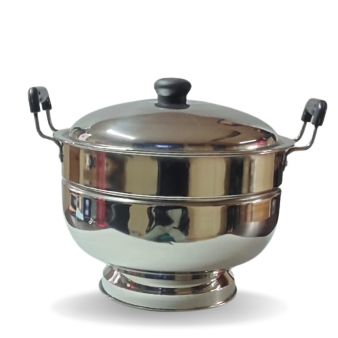 Stainless Steel Bati Cooker Manufacturer In Ahmedabad - Color: Silver