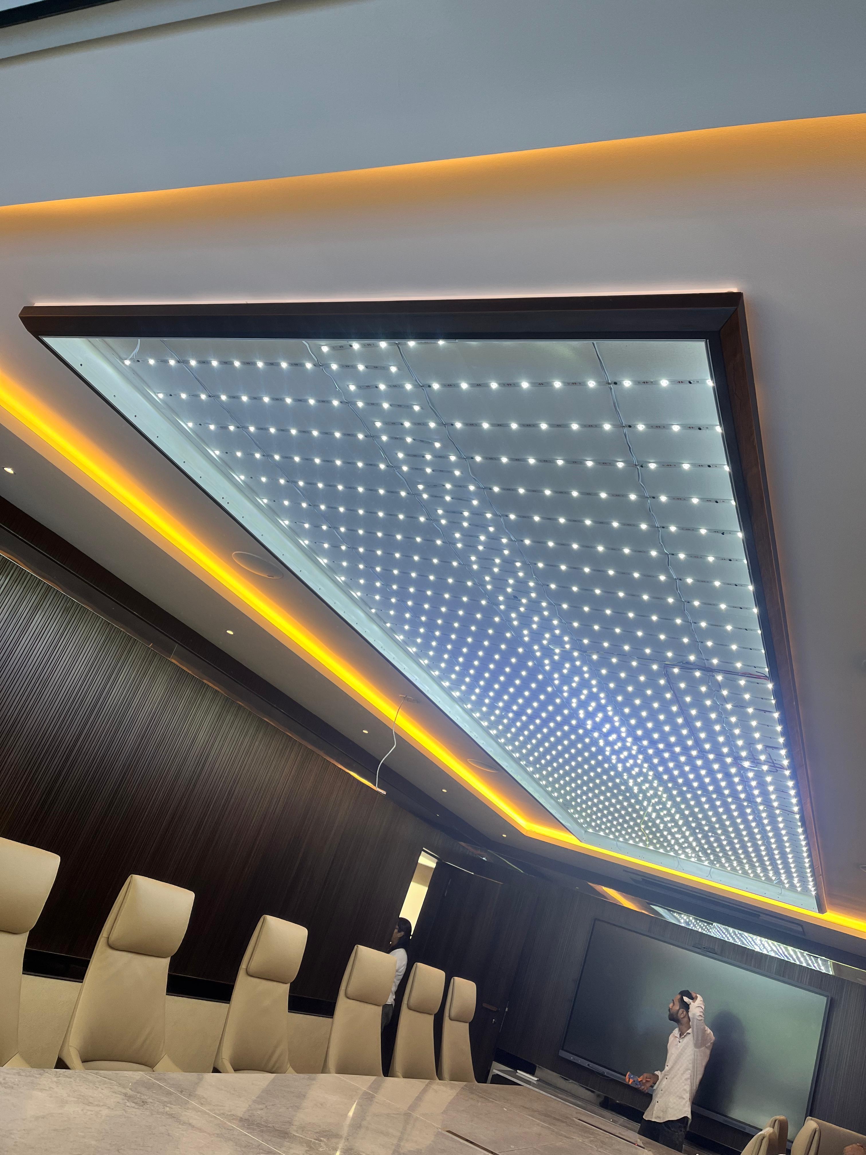Prime Stretch Ceiling - Pvc Material, 0.18mm Thickness, Customizable Colors & Finishes | Durable, Flexible Installation, Easy Maintenance, Elegant Design
