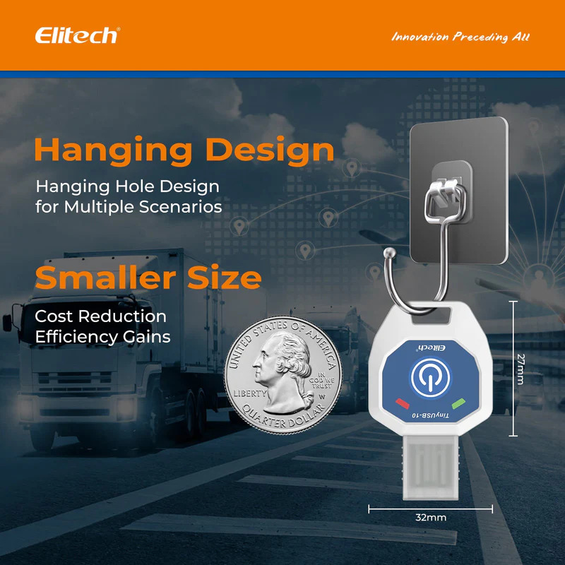 Elitech Tinyusb एकल-उपयोग तापमान रिकॉर्डर डेटा लॉगर है।