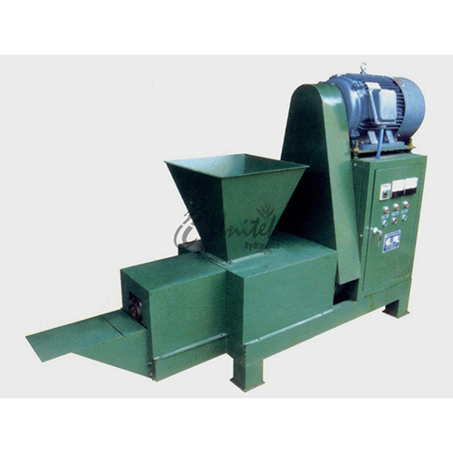 Fuel Briquette Press Machine 30HP - Mineral Powder, 220-240V, Green | Automatic Operation, Hydraulic Pressure, Double Roller Single Pressure, PLC Control