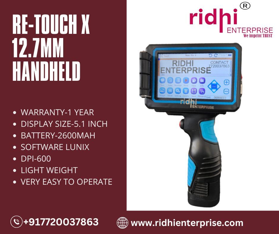 Ridhi Carton Batch Coding Machine - Color: Black