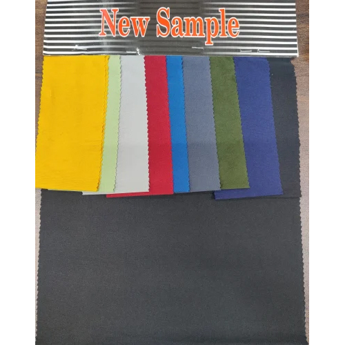 2 Way Semi Zurich Lycra Fabric - Polyester Spandex Blend, 44 Inches Wide , Various Colors Available, Washable with Plain Texture