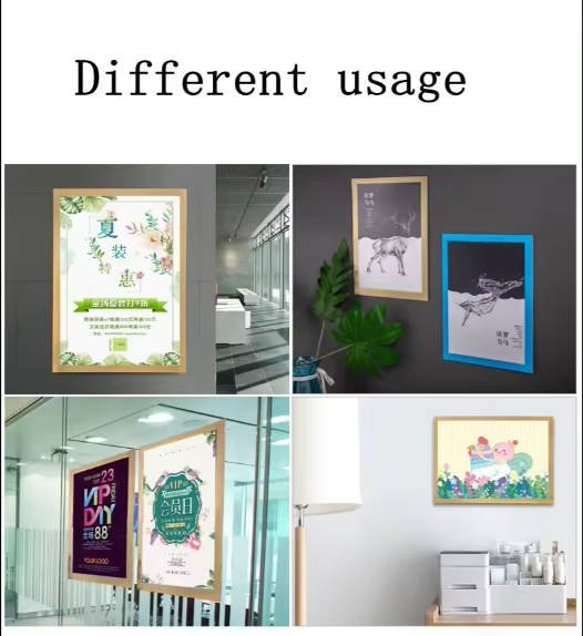 Wall Hanging Document Photo Frame - Pvc Material, Sizes 6x8 To 12x18 Inches | Modern, Customizable Design, Polished Finish
