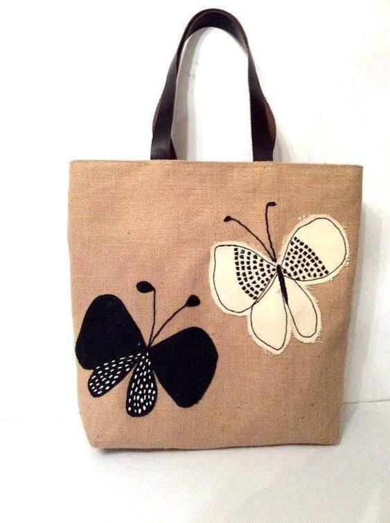 Printed Jute Bag In Multiple Color With Multiple Design
