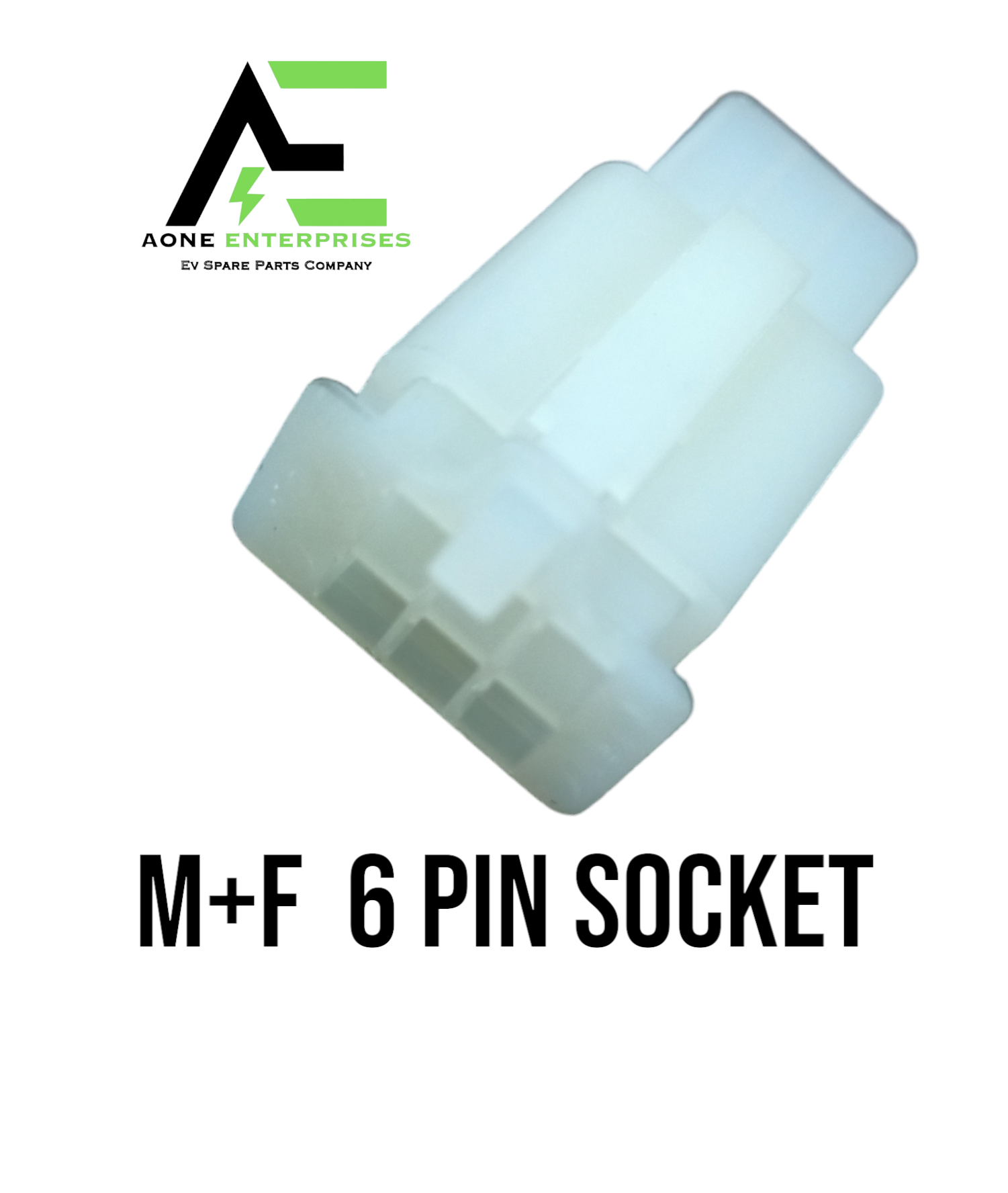Plastic M+f 6 Pin Socket