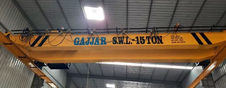 15 Ton Double Girder Eot Crane - 120 Ton Capacity Up To 30 Meters Span Smooth & Silent Running High Working Life Span Safety Cabin Operation With Master Controller