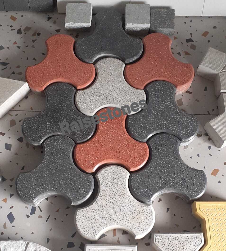Interlocking Paverblocks - Color: White