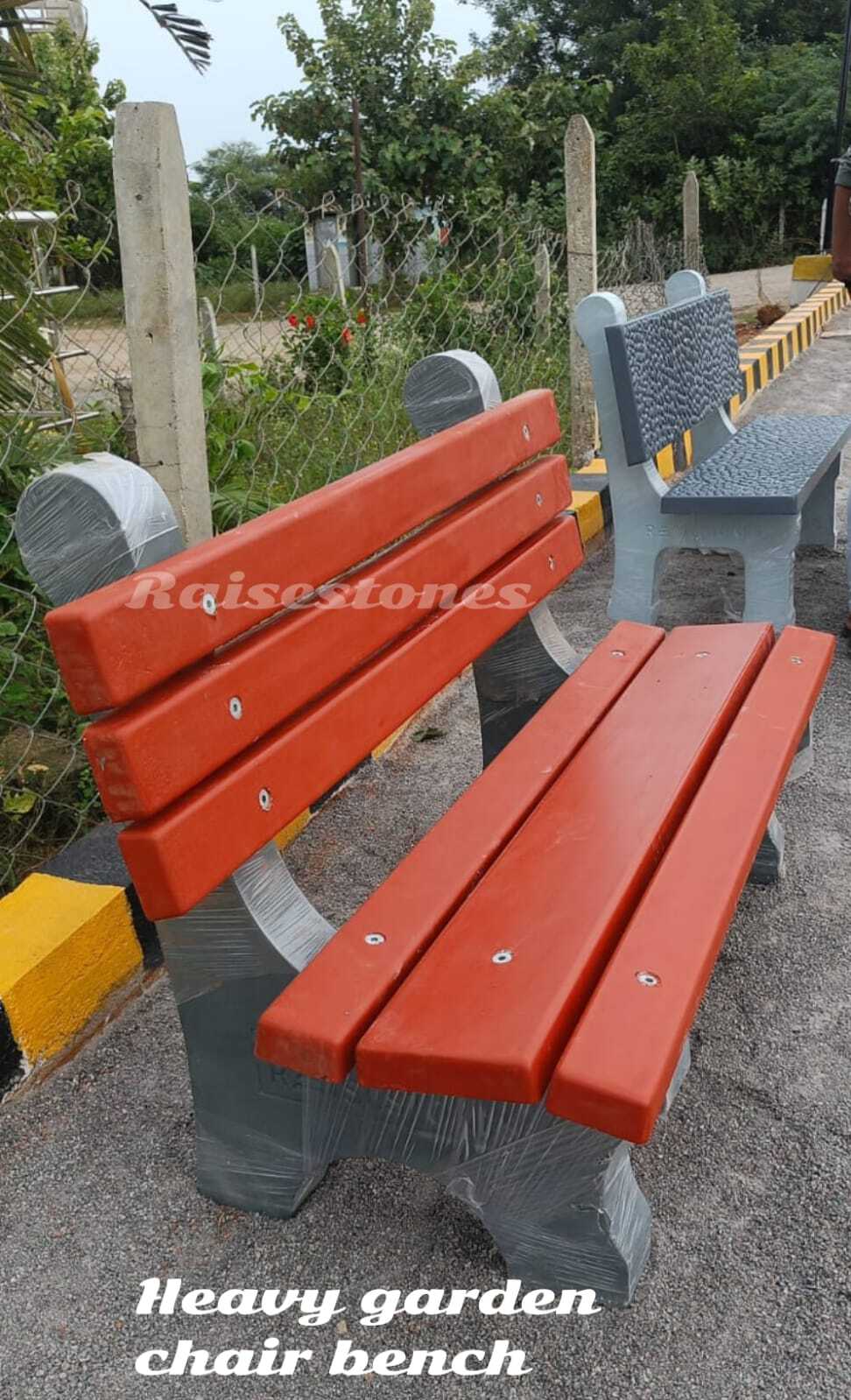 Rcc Without Back Rest Strips Bench - Color: Grey