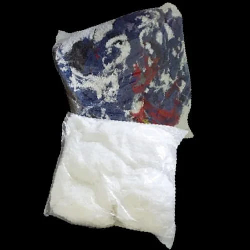 Colour Baniyan Yarn Waste - 100% Cotton, Light Weight, White Color | Raw Material, Normal Style