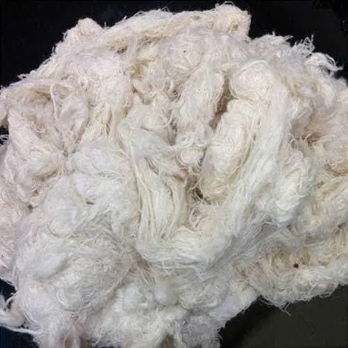 Cotton White Cleaning Yarn Waste - 100% Cotton, Light Weight, Normal Style | Raw Texture, Ideal for Effective Cleaning