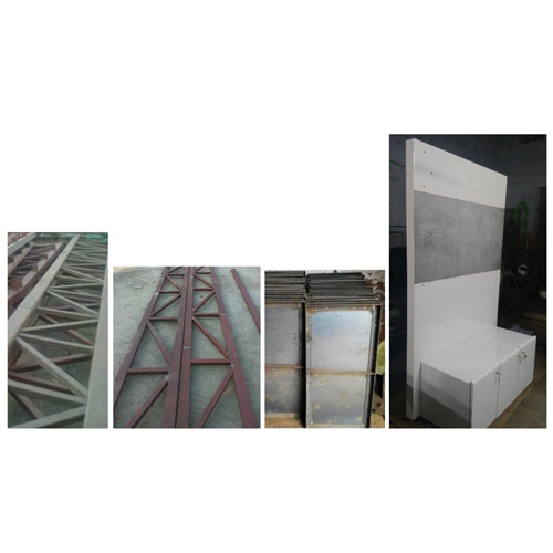Mild Steel Fabrication Work Services - Variable Dimensions 1-10 mm Thickness | Painted Finish, Customizable Design, MIG Welding for Structural Applications