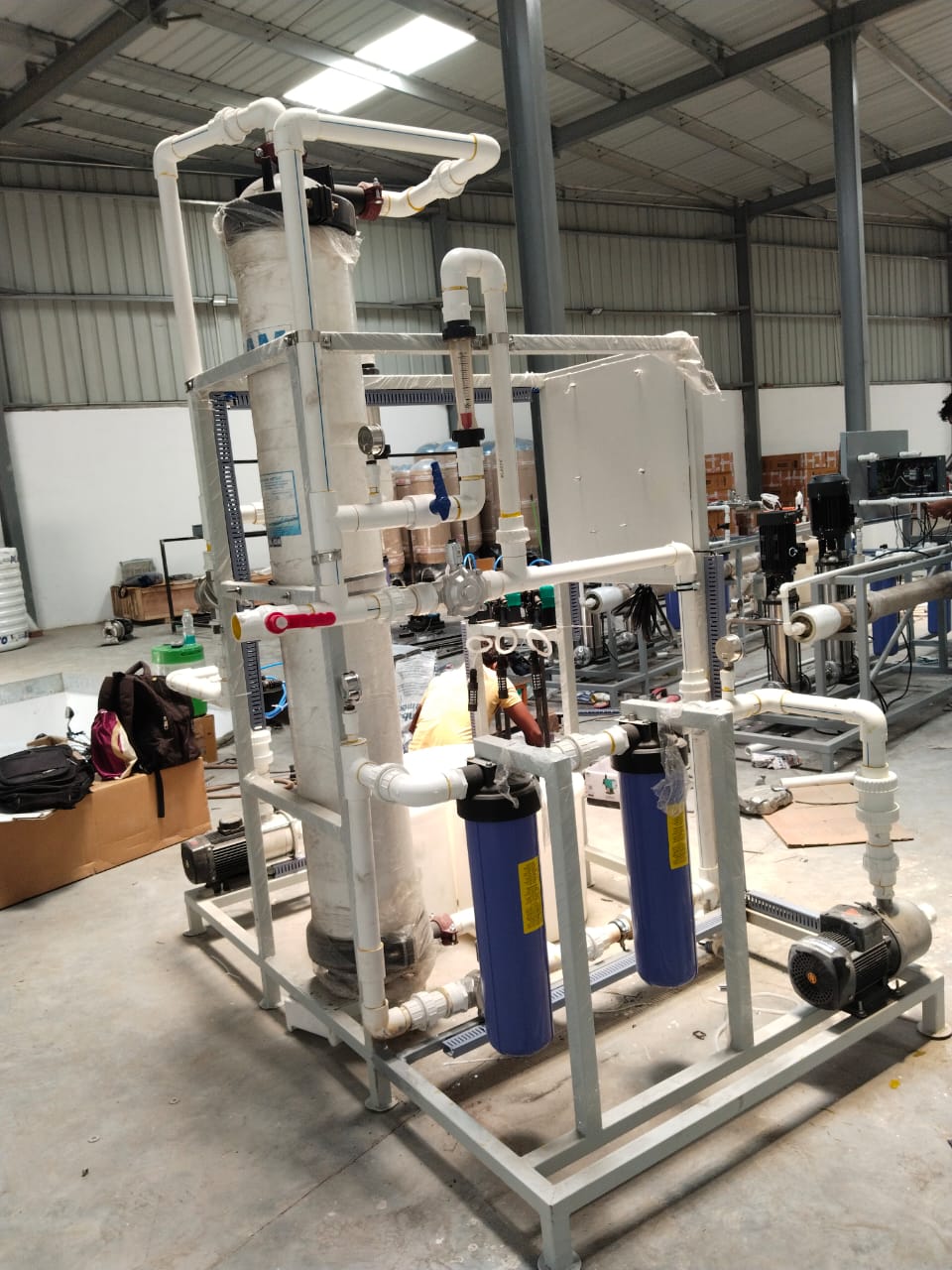 Industrial Ultrafiltration System Uf Plant - Color: White