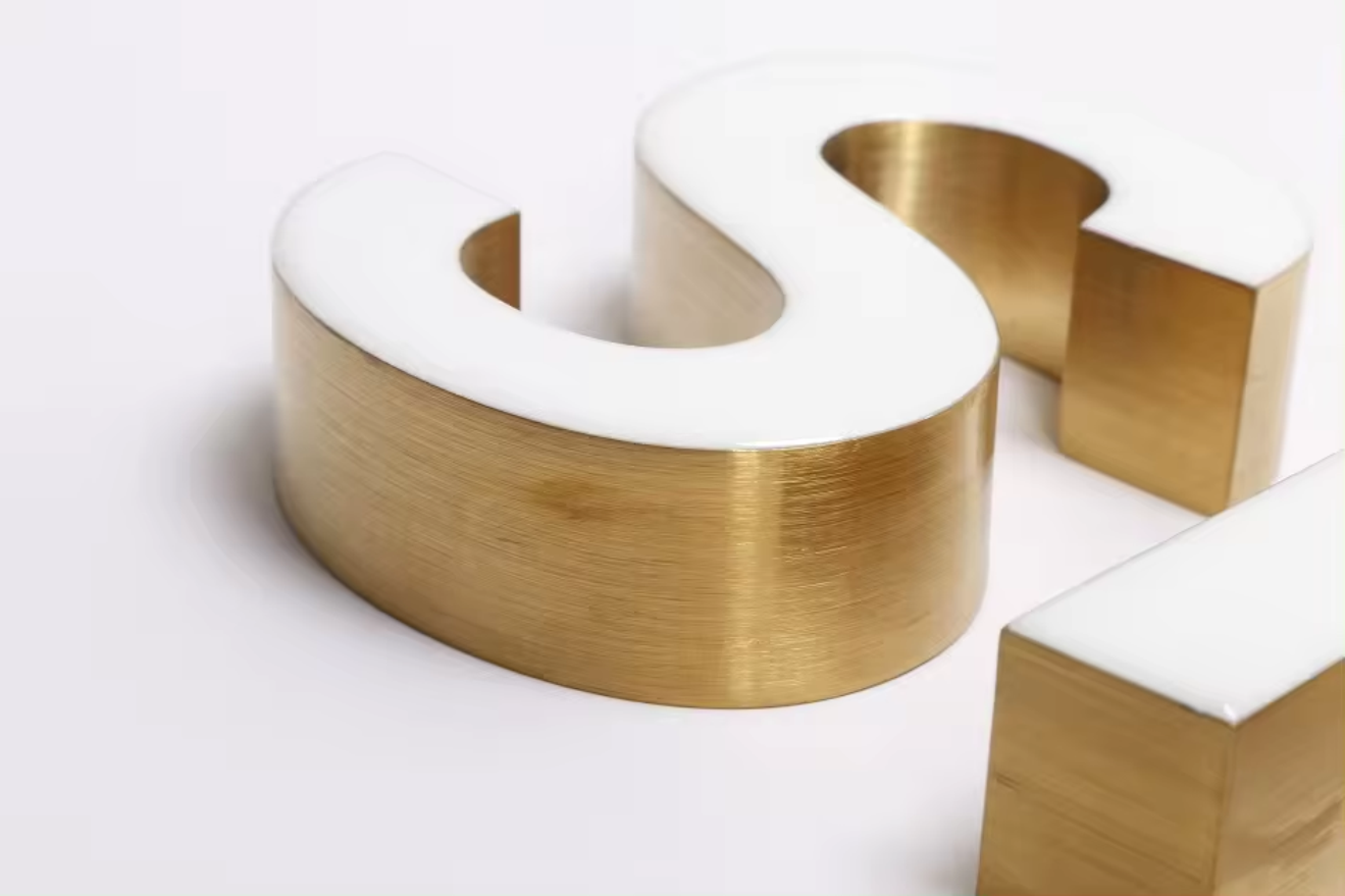 3d Metal Letter - Color: Customized Color