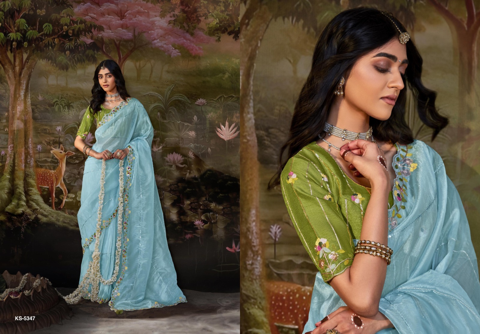 Desiner Saree - Color: 10