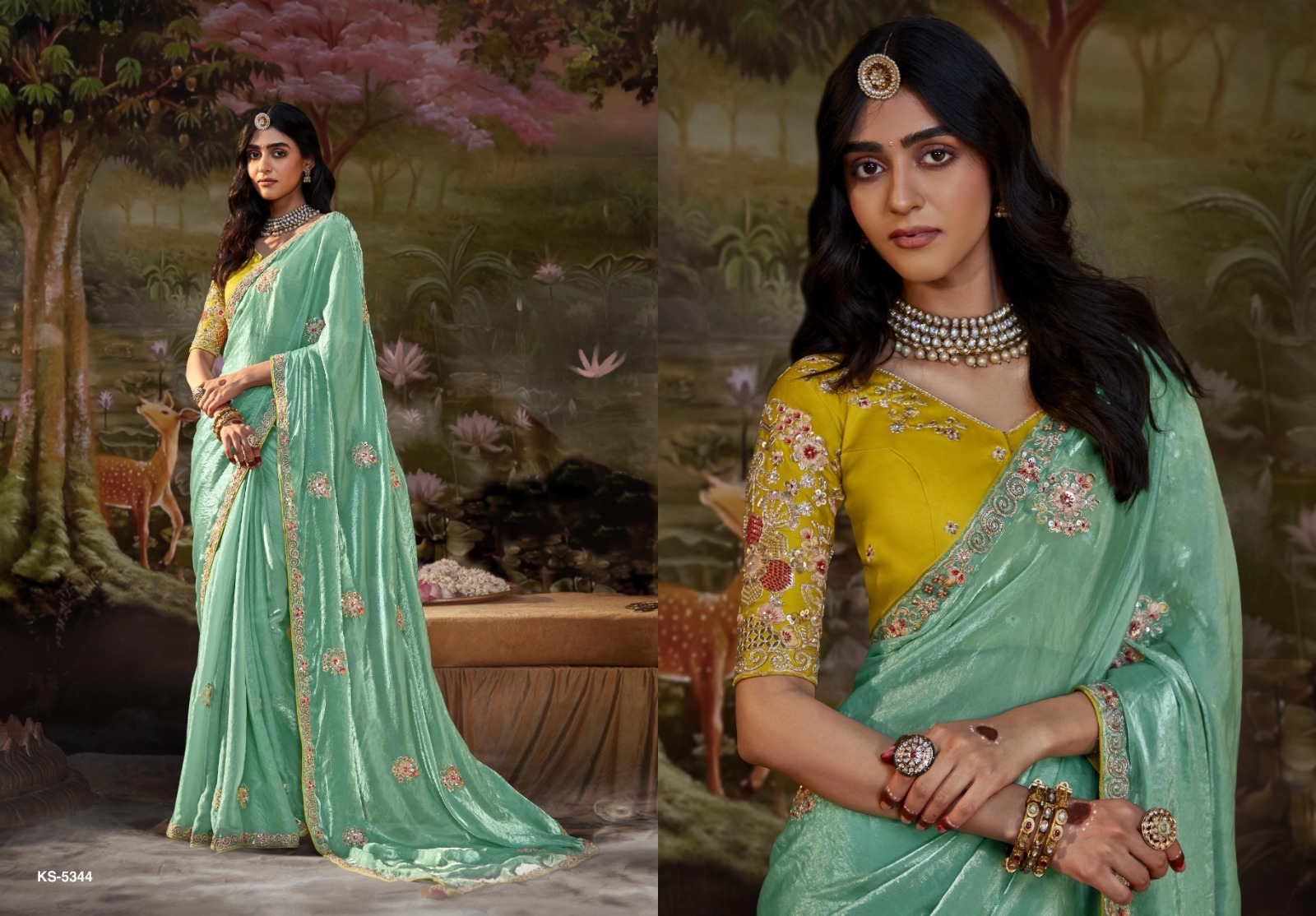 Desiner Saree - Color: 10