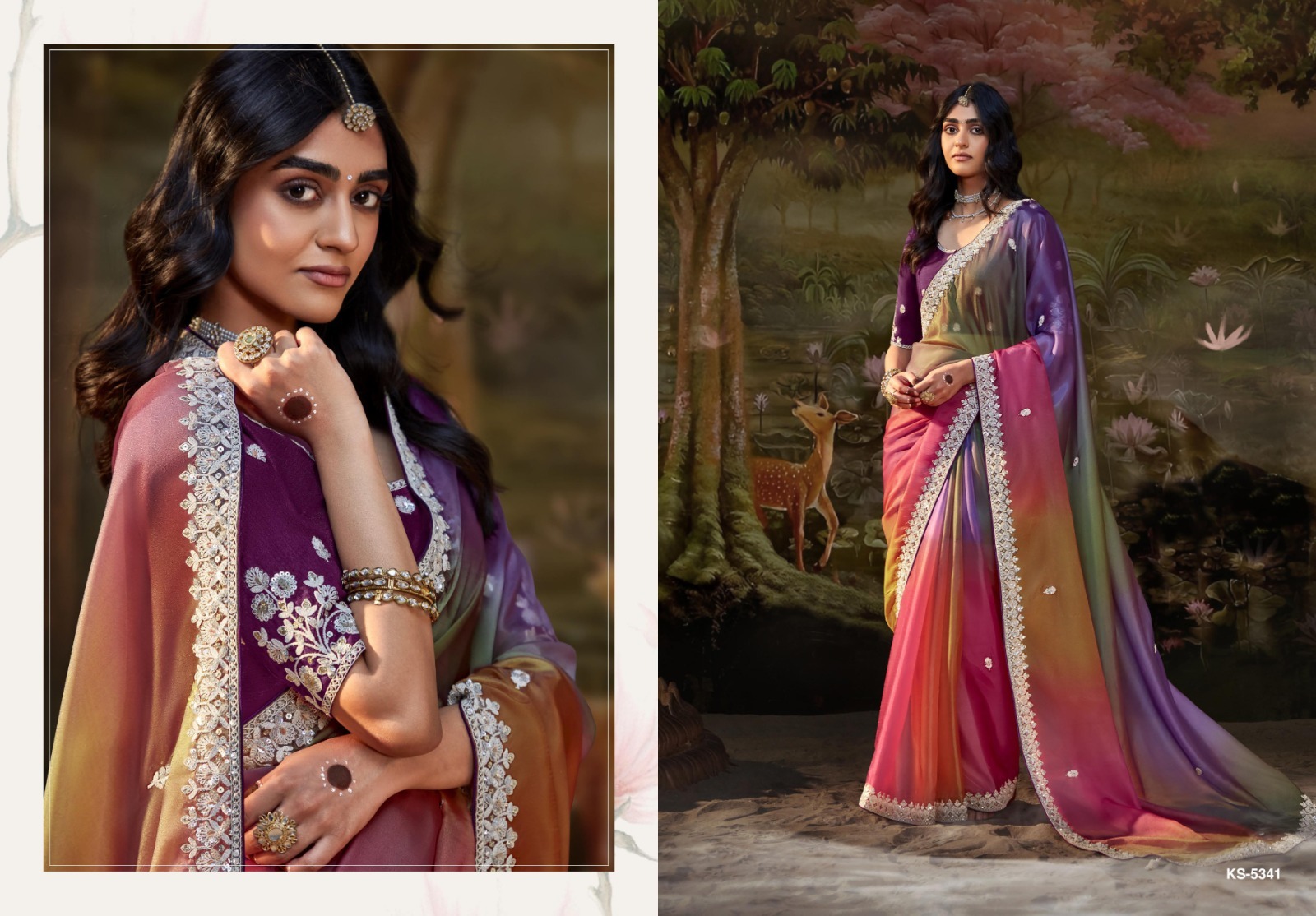 Desiner Saree - Color: 10