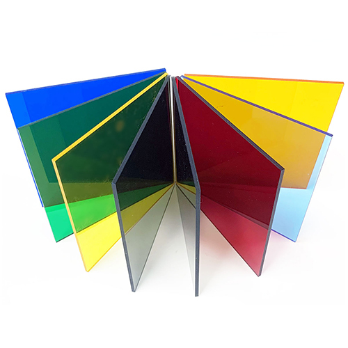 Acrylic Color Sheet - Multicolor, Different Size Rectangular Sheets, Varied Thickness (mm) for Versatile Industrial Applications
