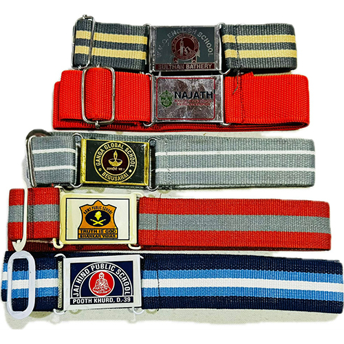 Customized School Belt - Fabric Type: Polyester