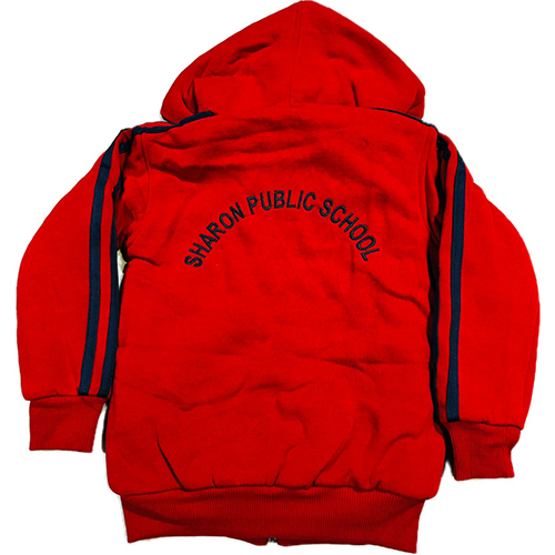 School Hoodies - Cotton Fabric, Plus Size Unisex With Inside Fur Lining | Long Sleeve, Printed Logo, Breathable Warmth