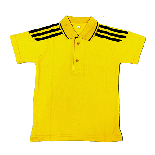 Cotton School T Shirt - High-Quality Cotton, Plus Size for Growing Boys, Customizable Printed Logo, Breathable and Washable with Half Sleeves