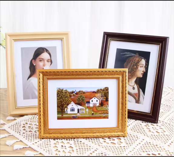 Classic Synthetic Wood Document Frame - 8x12, 12x16, 12x18 | Modern Design, Customizable Colors, Pvc Cover, Polished Finish