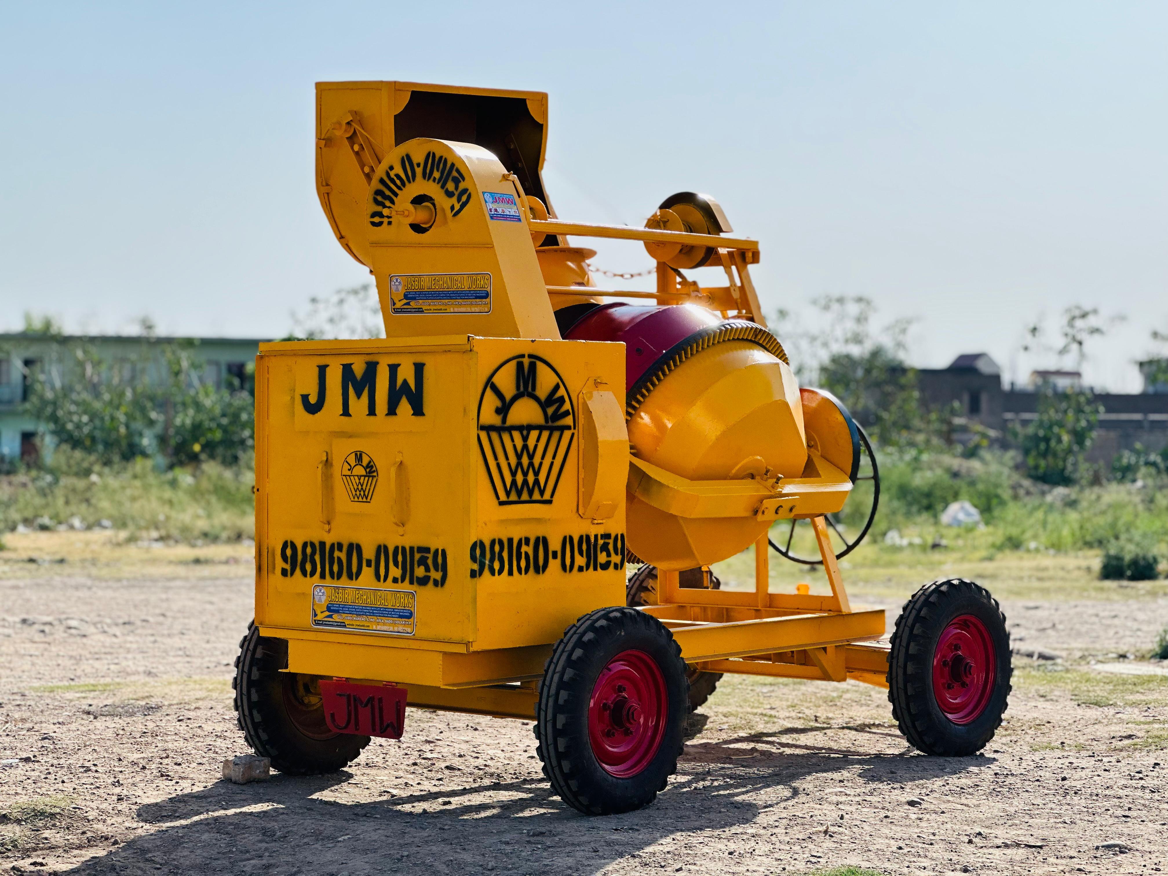 Full Bag Mixture Machine With Loader (Dalla) - Color: Yellow