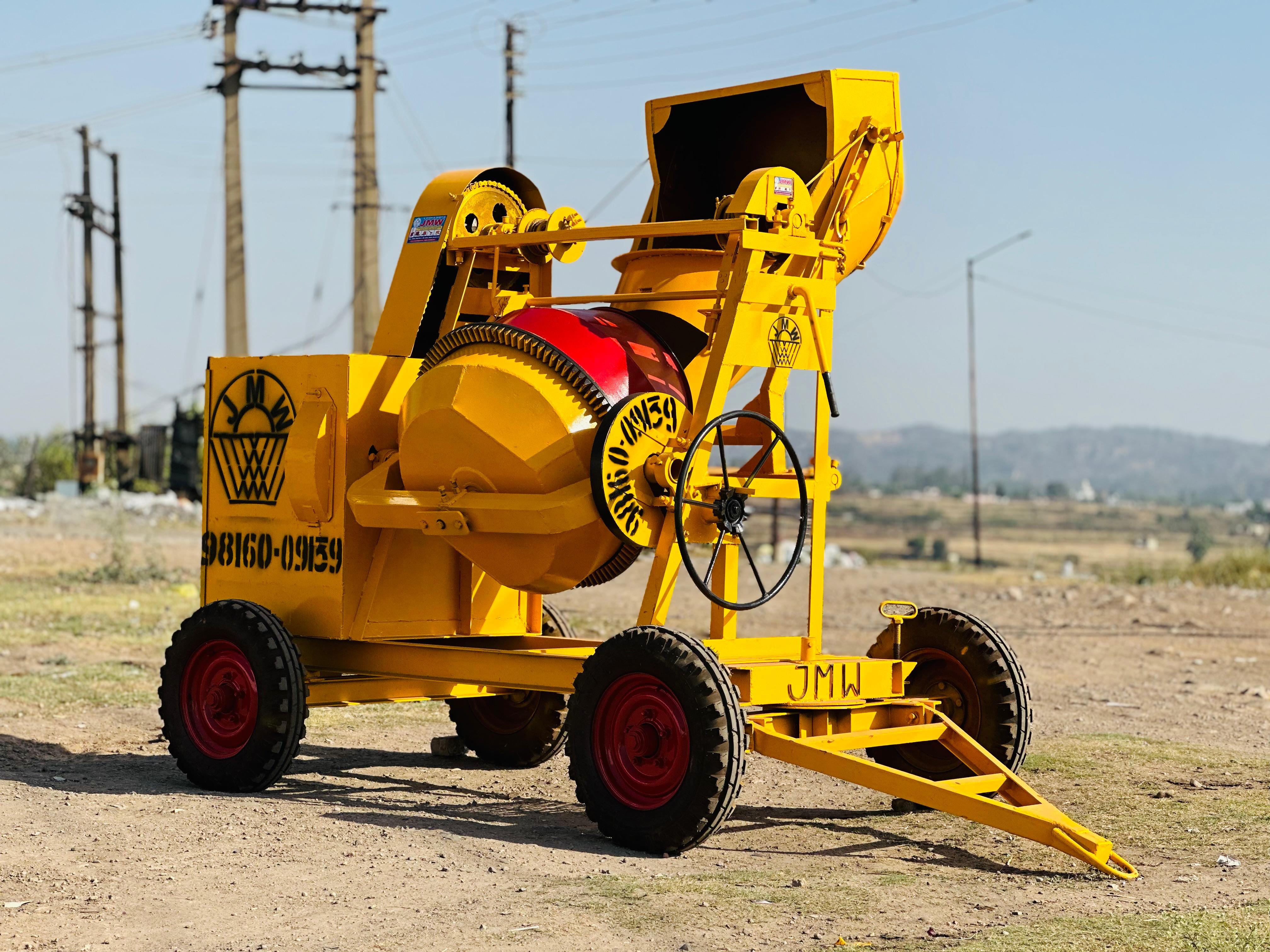 Full Bag Mixture Machine With Loader (Dalla) - Color: Yellow