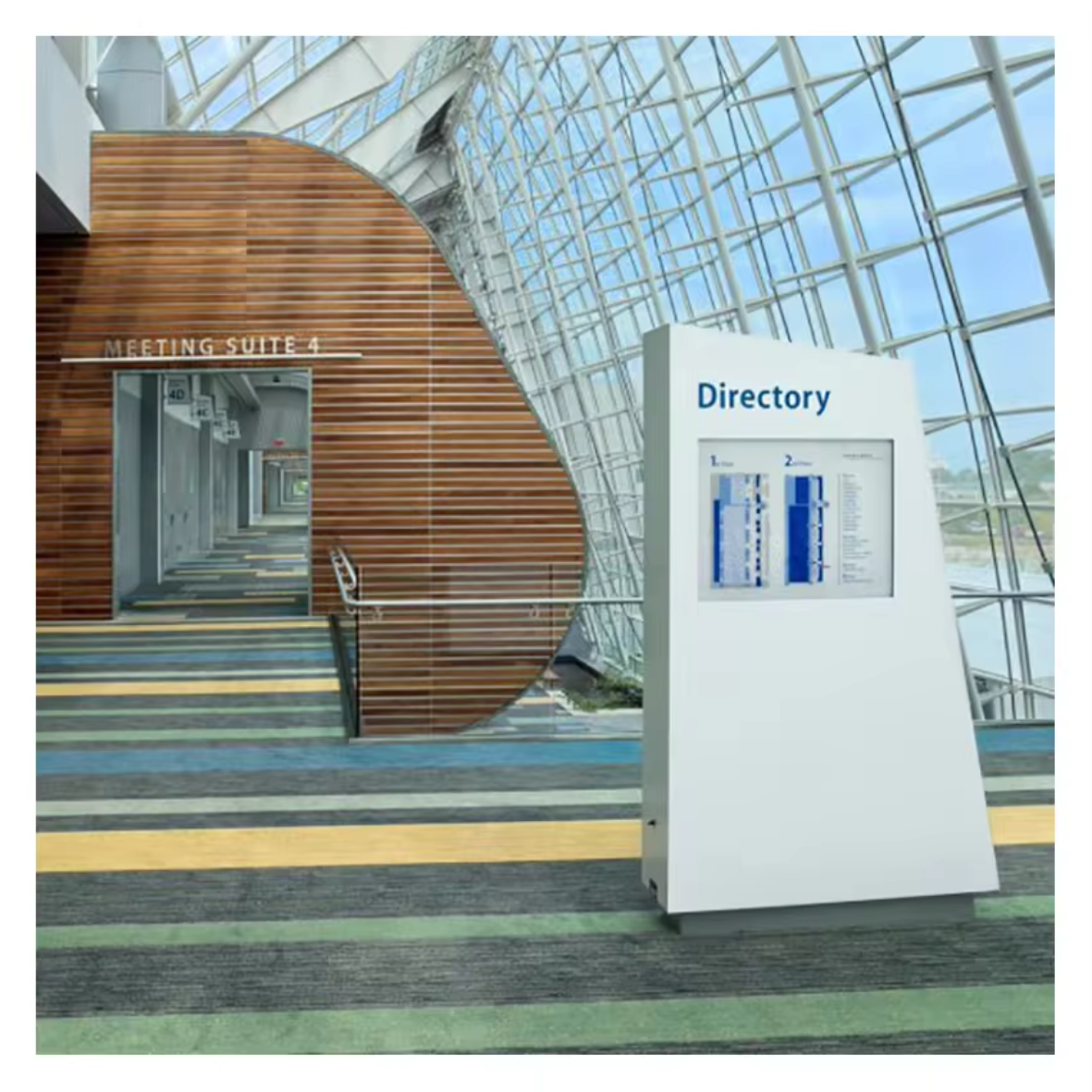 Pylon Signage - Acrylic, Stainless Steel, Customized Size | Waterproof Led Modules, Custom Design For Wayfinding
