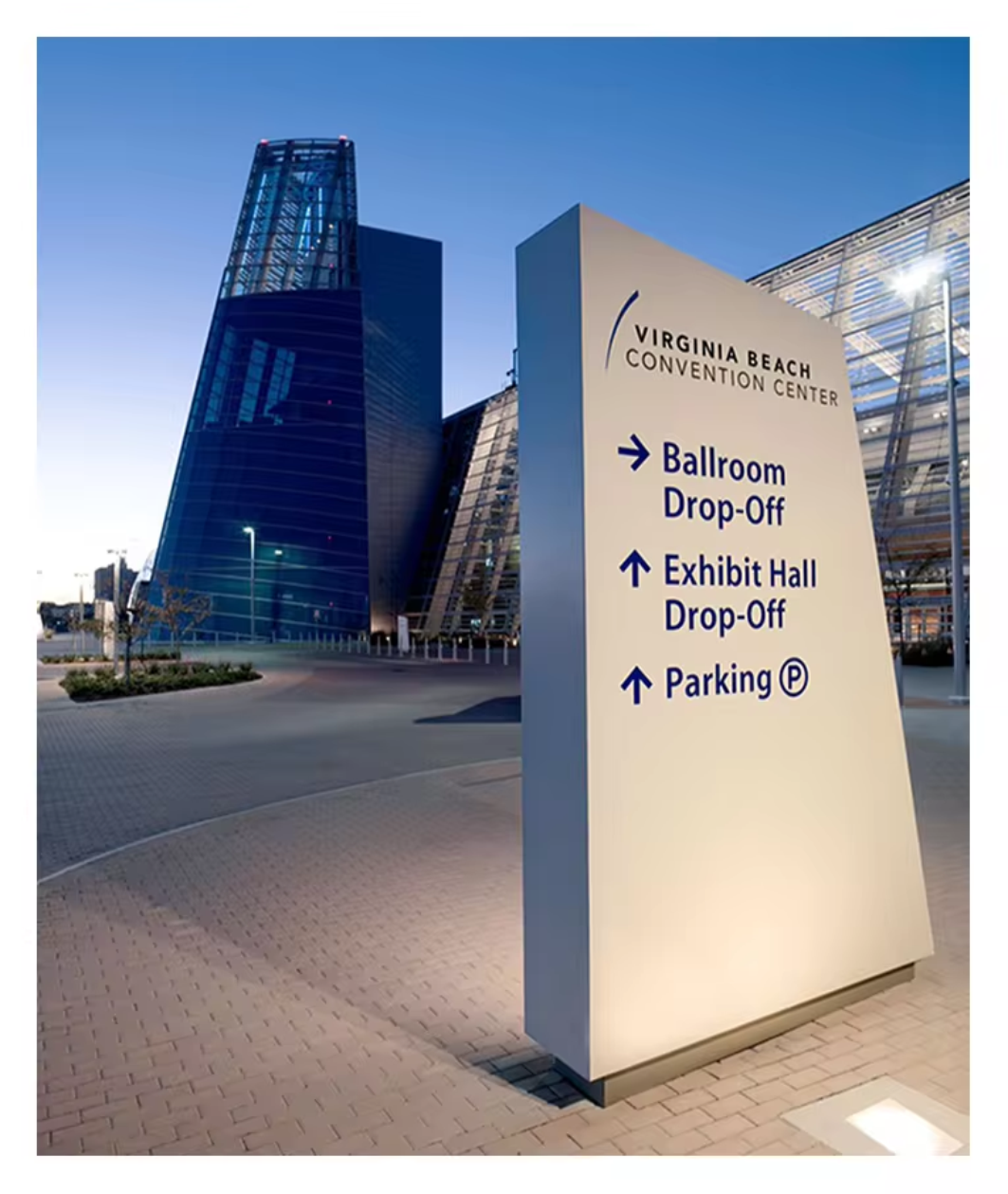 Pylon Signage - Acrylic, Stainless Steel, Customized Size | Waterproof Led Modules, Custom Design For Wayfinding