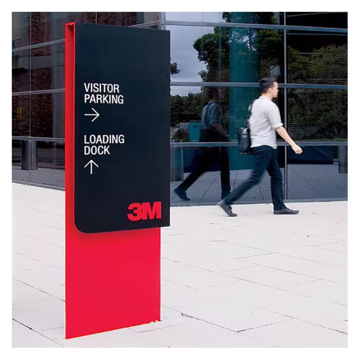 Pylon Signage - Acrylic, Stainless Steel, Customized Size | Waterproof Led Modules, Custom Design For Wayfinding