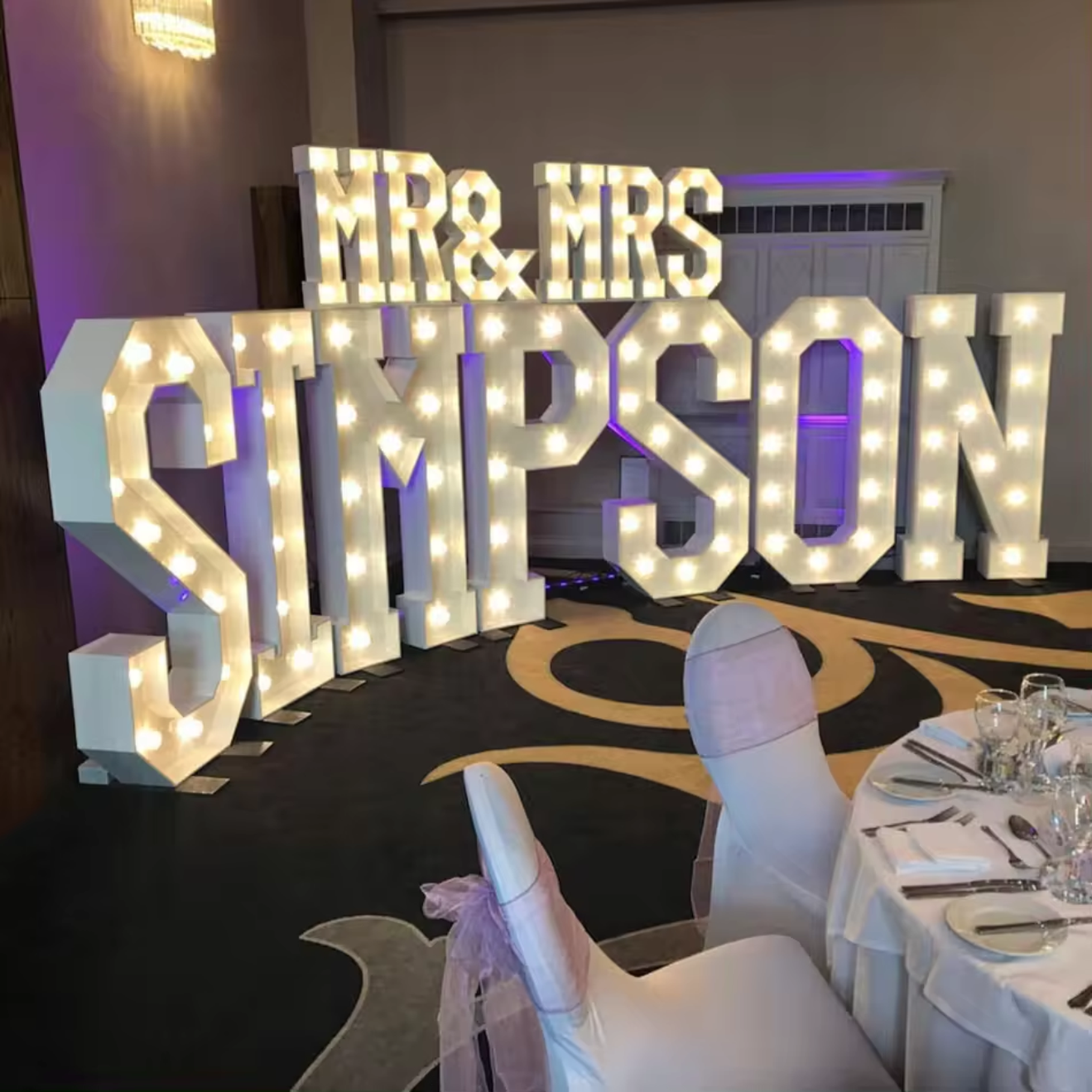 3d Floor Standing Letters - Body Material: Galvanized Sheet