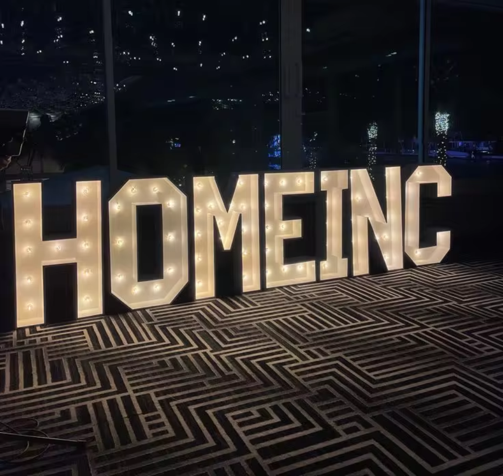 Marquee Letters - Body Material: Galvanized Sheet