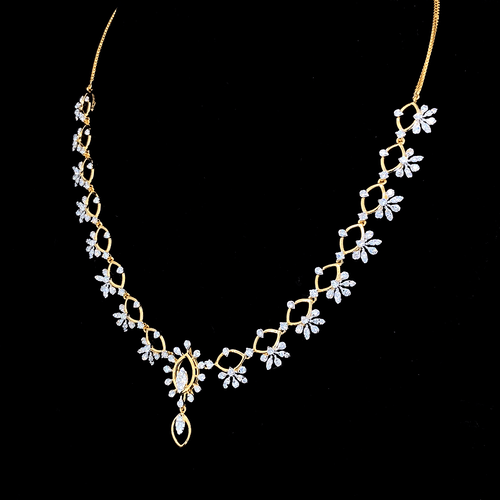 Diamond S Necklace