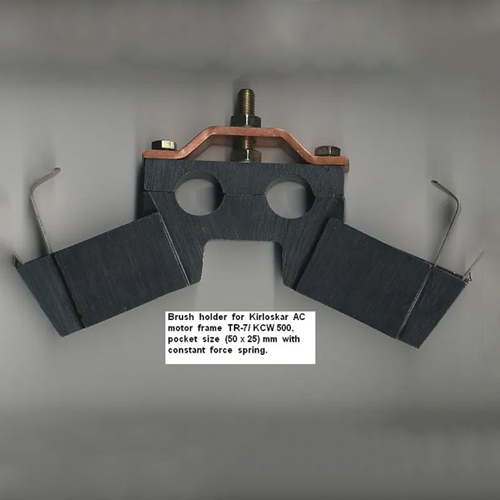 Kirloskar Motor Carbon Brush Holder - Color: Black