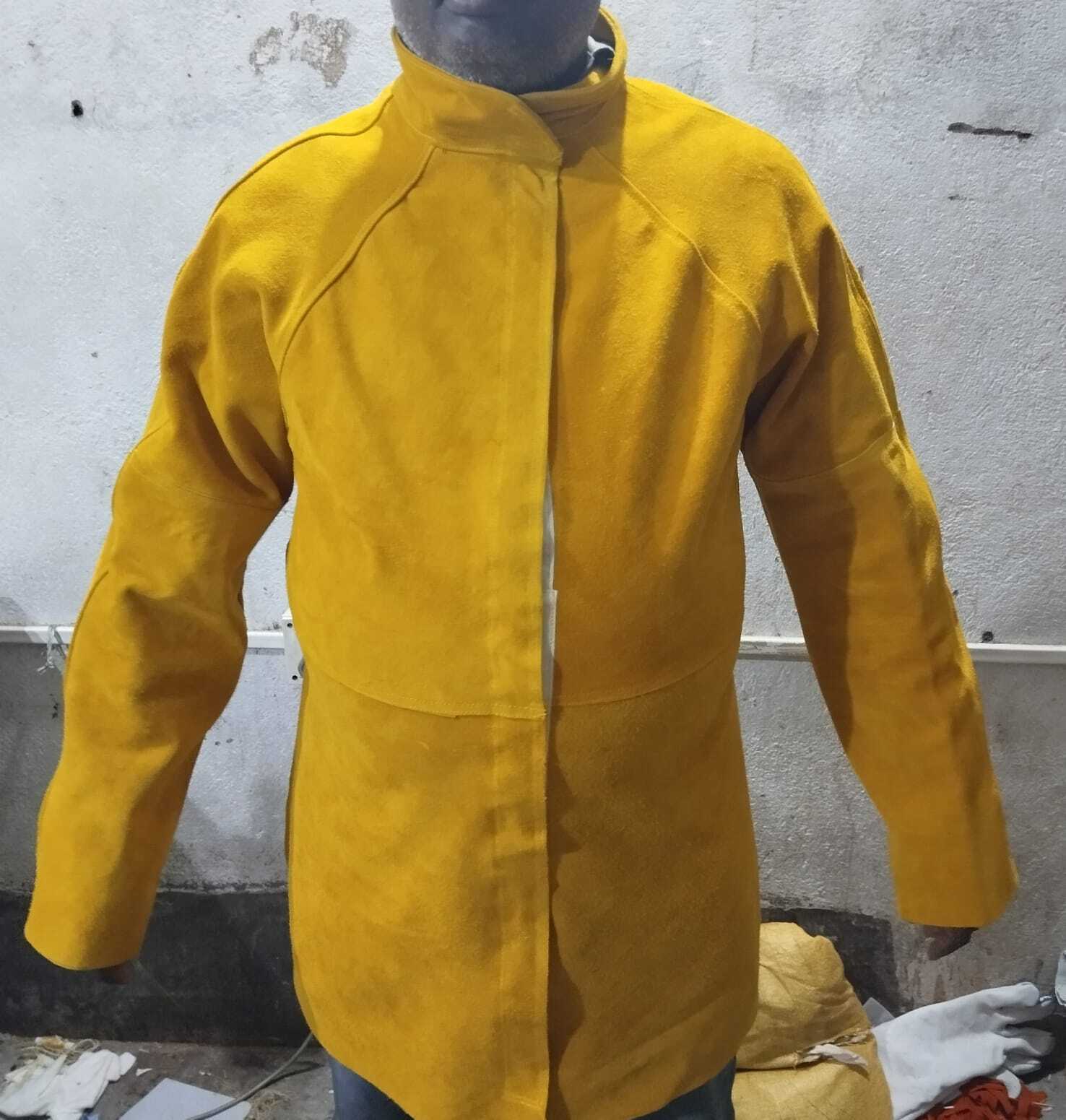 Leather Half Jacket - Filling Material: Micro Fiber